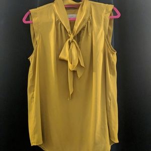 Loft sleeveless blouse size large